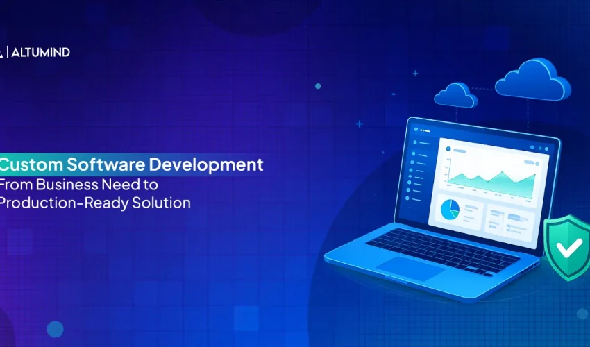 custom software development banner